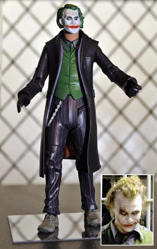 The Joker action figure for the Dark Knight movie