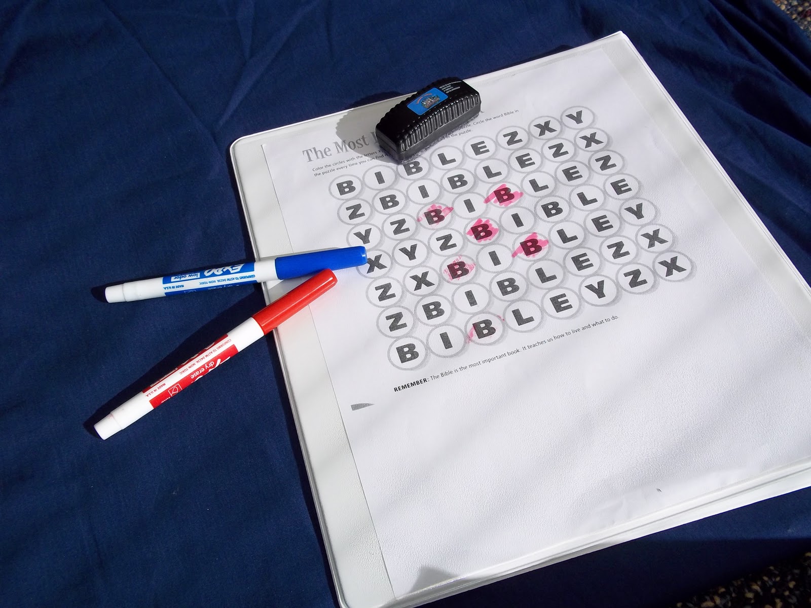 Brick by Brick Dry Erase Board Alternatives