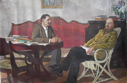 Картина гитлер и ленин играют в шахматы