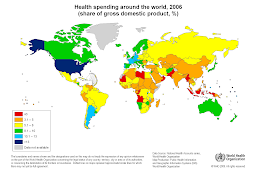 Health Spending as % of GDP Around the Wolrd