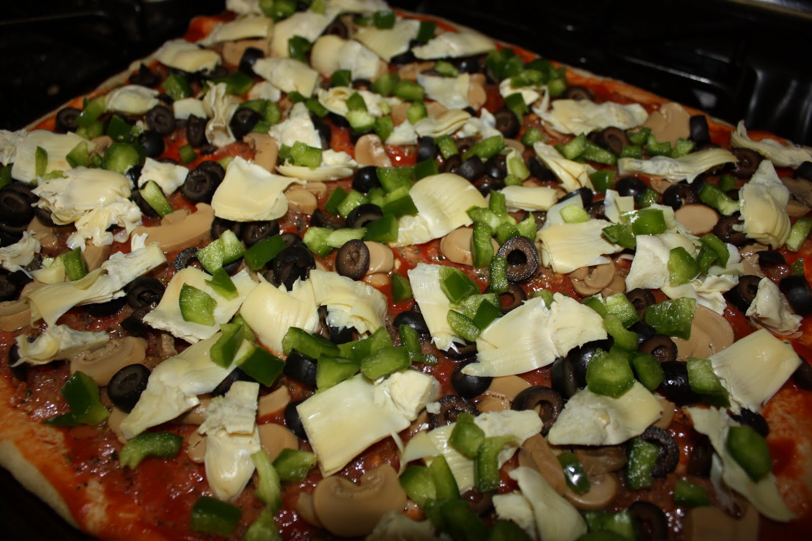 Olive The Ingredients Healthy Veggie Pizza