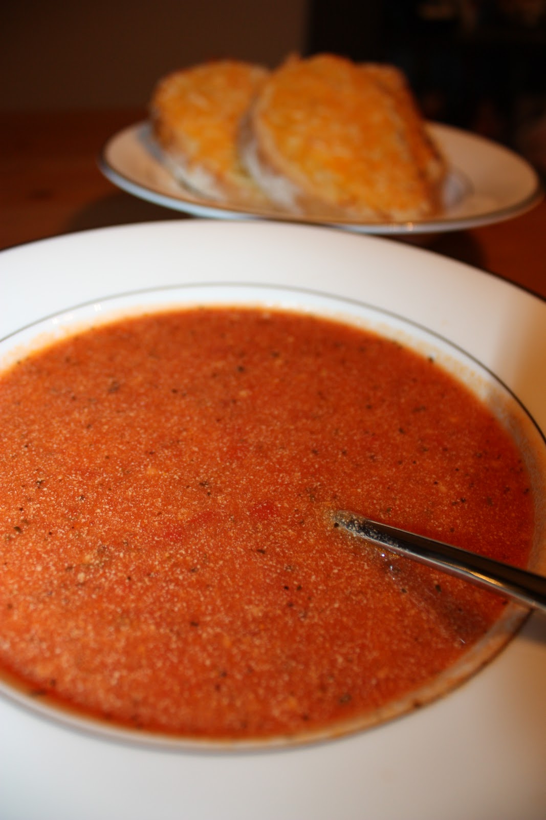 Olive The Ingredients Creamy Tomato Soup with Crusty Cheese Bread