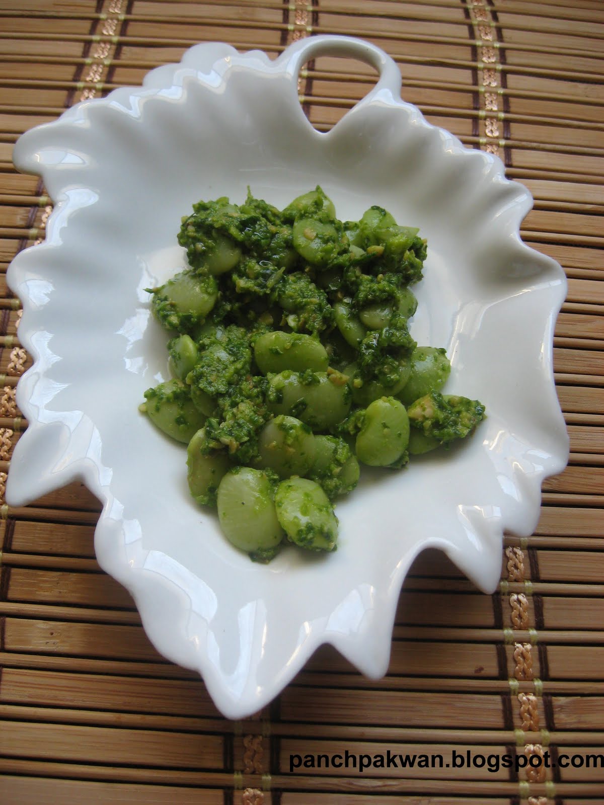 Panch Pakwan Lima Bean Salad