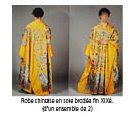 Robe chinoise jaune