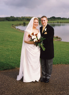 The Bride and Groom at the Lake