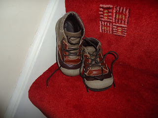 Clean shoes waiting for Saint Nicholas/Sinterklass