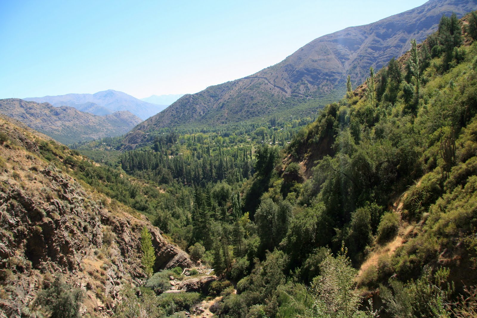 La almeja chilena Cascada de las Ánimas, Cajón del Maipo (04.04.10)