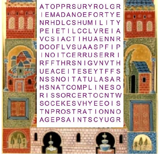Orthodox Christian Education Lent Word Search Activity Orthodox Christian Education Lent Word Search Activity