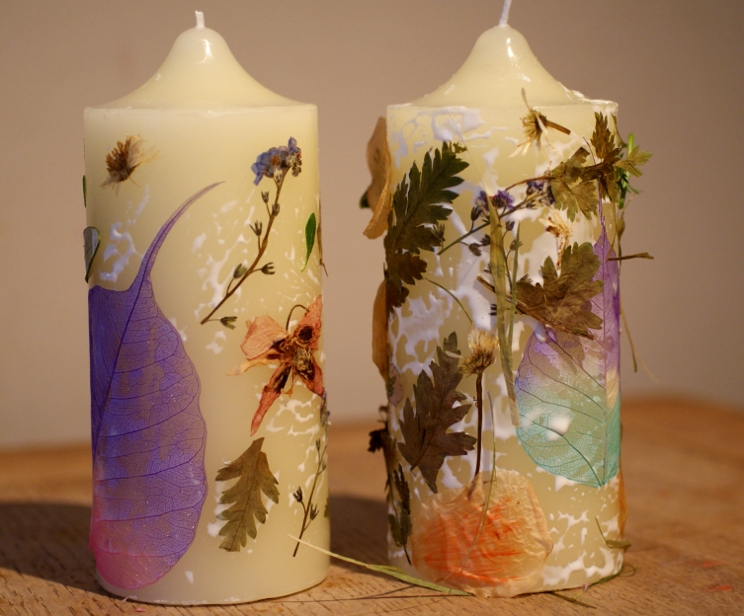 lightly enchanted Decorating Candles