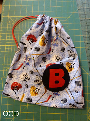 ocd: obsessive crafting disorder: Monogrammed drawstring bags-a tutorial