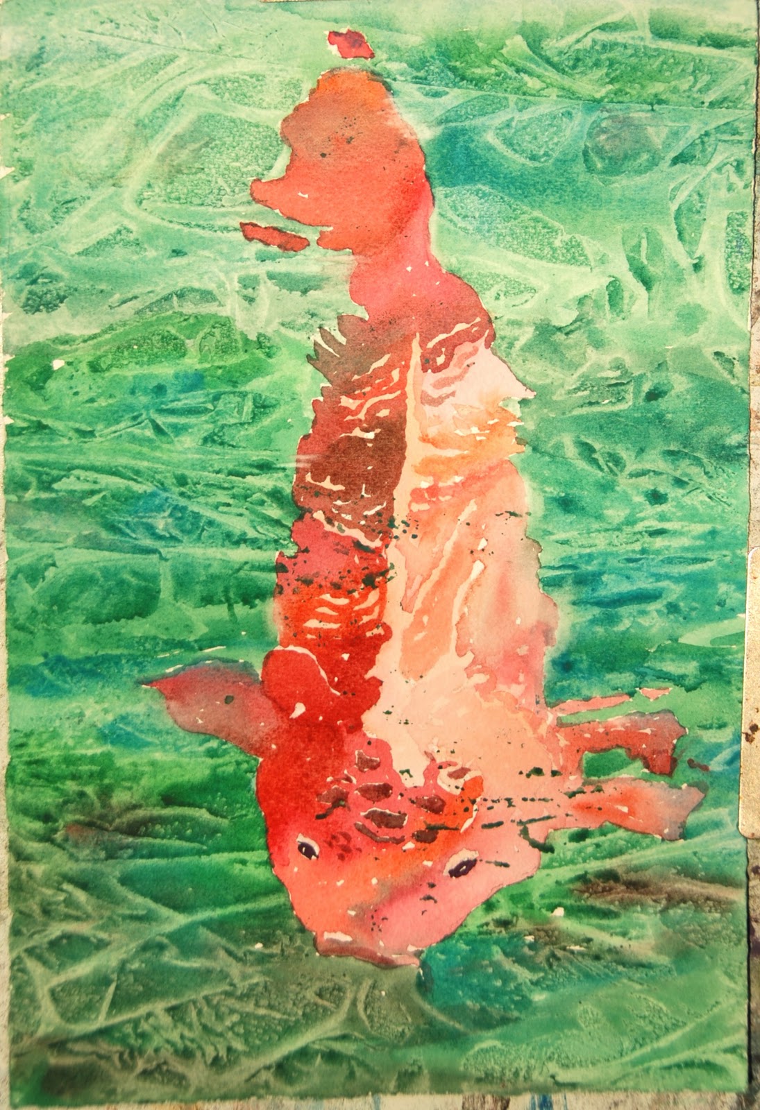 Sally Cannon Ellis' Watercolor Adventures Watercolor Texture using