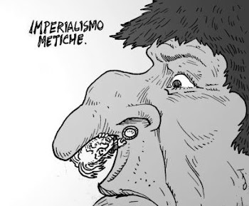 jocosa caricatura publicada hoy en El Dia con el título "imperialismo metiche"