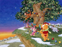 Free Winnie The Pooh Christmas Wallpapers