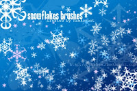 Glittering Snowflakes Wallpaper