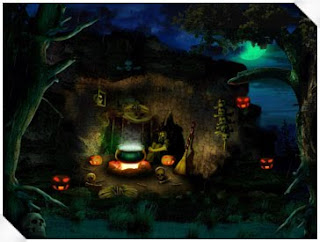 Animated Halloween Night Wallpapers
