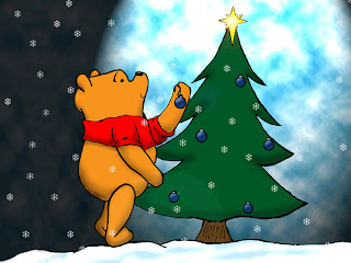 Winnie the Pooh Christmas Wallpapers