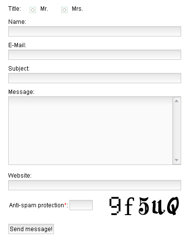 PHP Contact Form For Bloggers