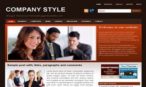 Company Style Blogger Template