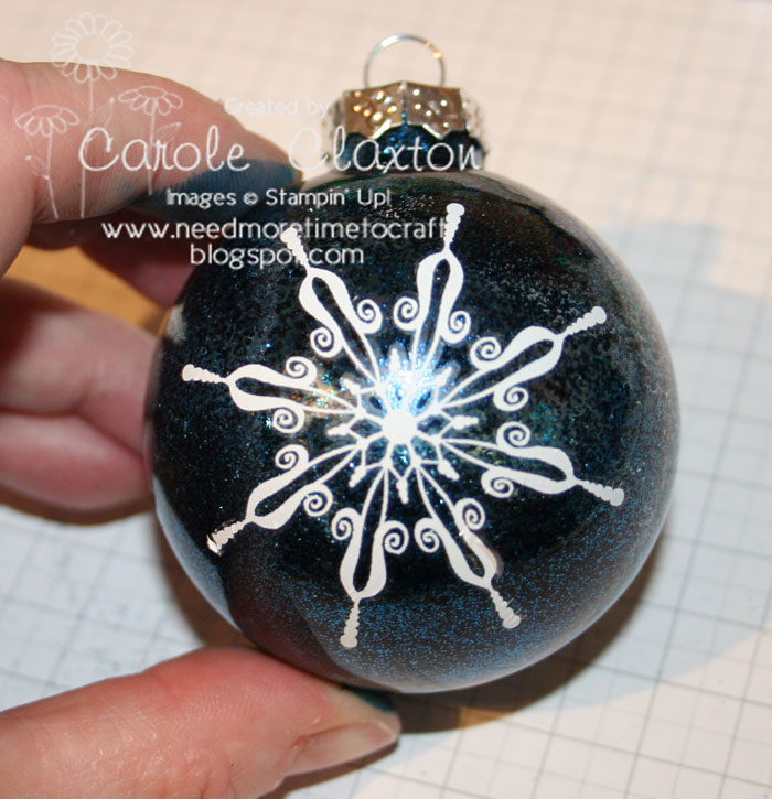 Need more time to Craft Handmade Glitter Xmas Baubles