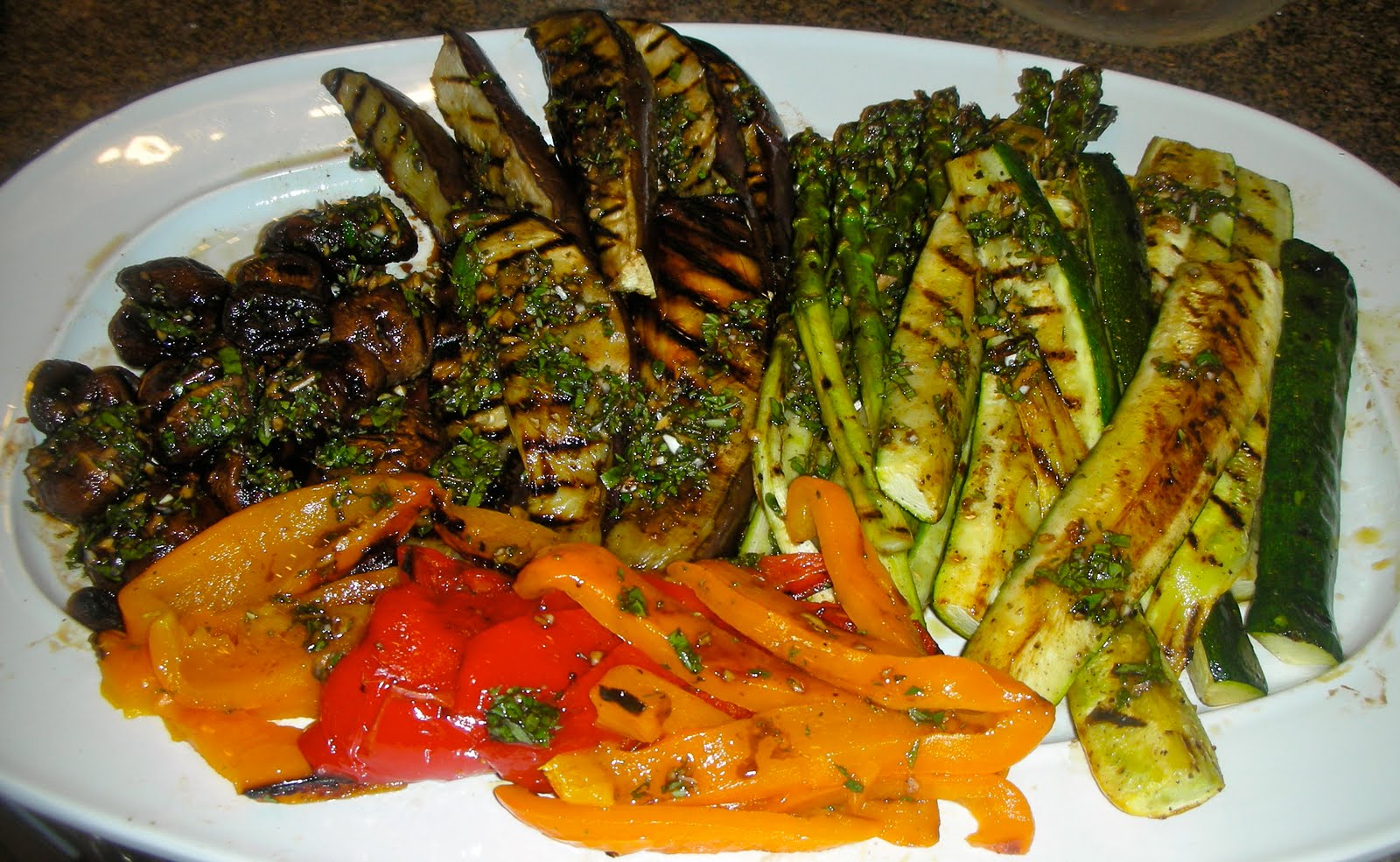 You Can Make This! Grilled Vegetables with herb Balsamic vinaigrette