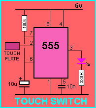 THE 555 IC: TOUCH SWITCH