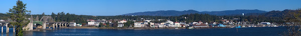 Old Town Florence and the historic Siuslaw River Bridge
