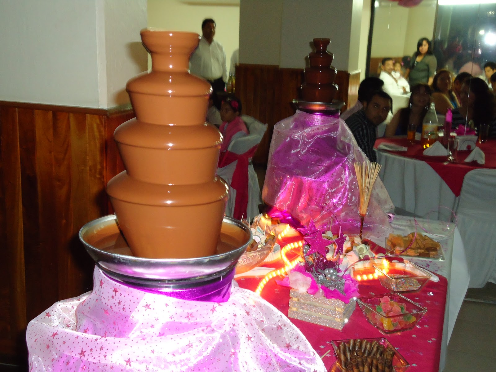 renta de fuente de chocolate