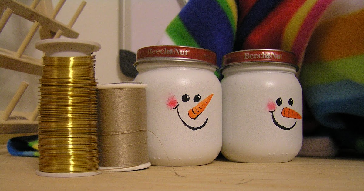 How I Make my Baby Food Jar Ornament