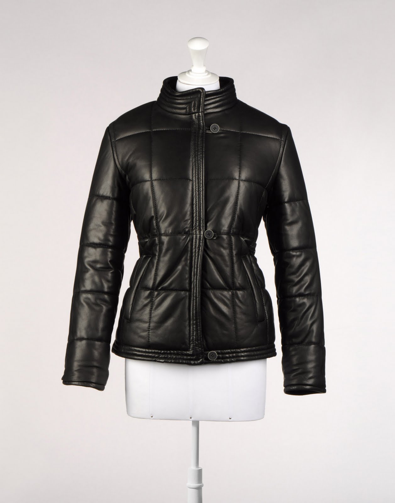 Wearable Trends: Quilted and padded leather blouson