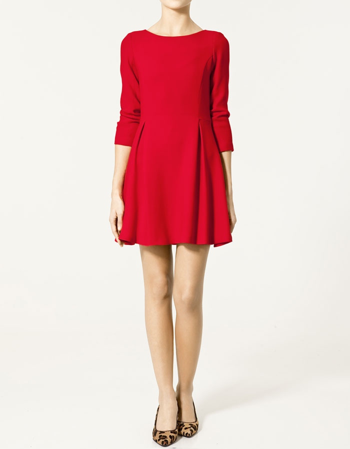 Wearable Trends Zara Seamed and Pleated Dress