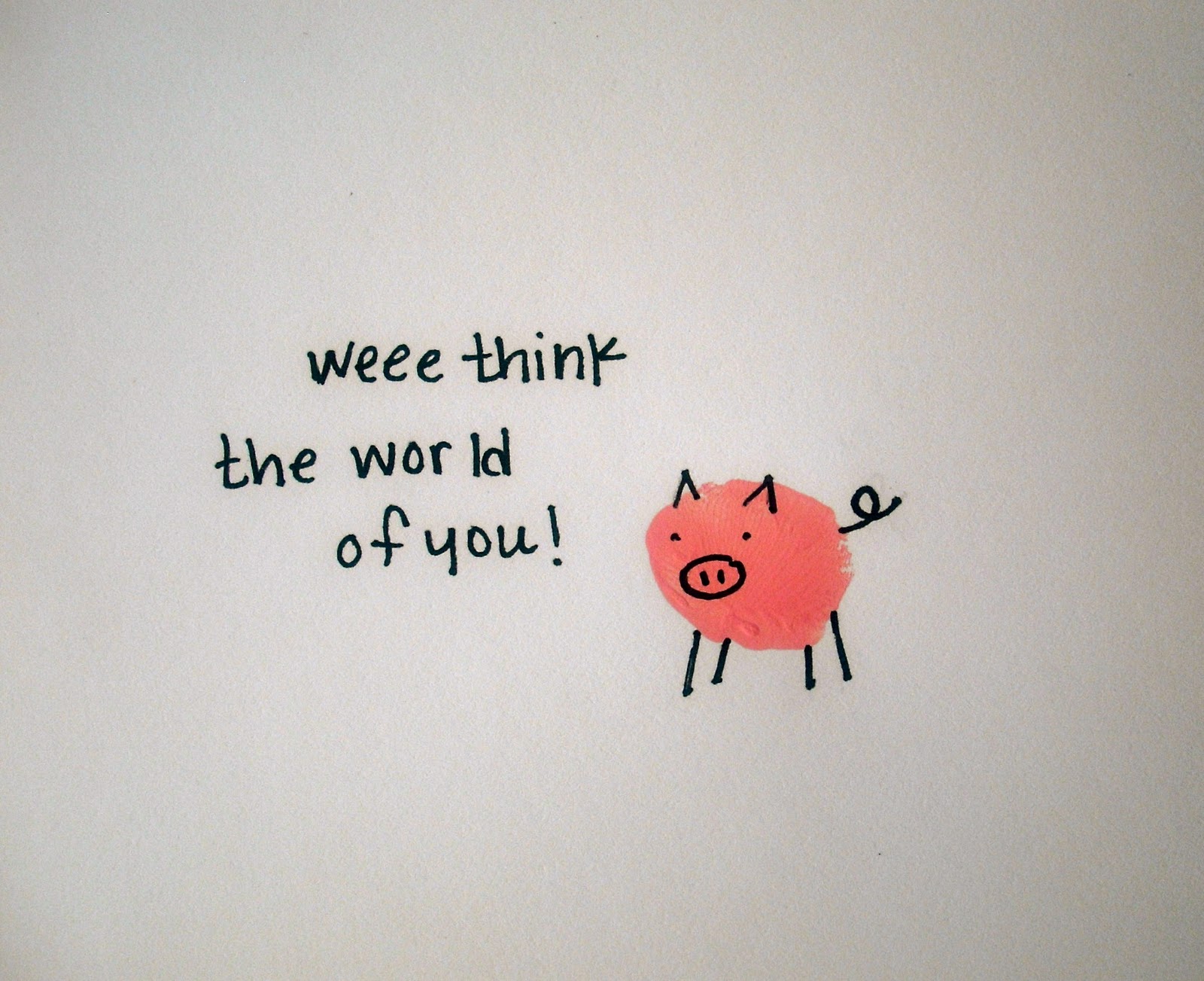 bedtime tales finger paint card idea