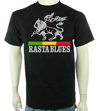 Camiseta Preta Rasta Blues