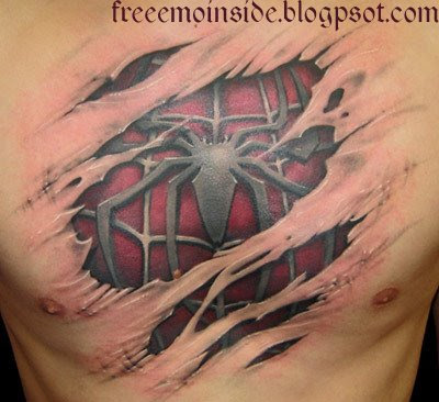 appear on people's backs and put together a spine focused tattoo page.