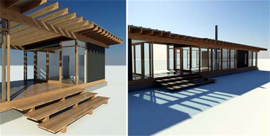 Glass and Wood Small House Design by Vandeventer ...