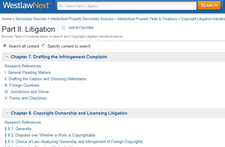[Copyright+Litigation+Handbook+on+Westlaw+Next+4.bmp]