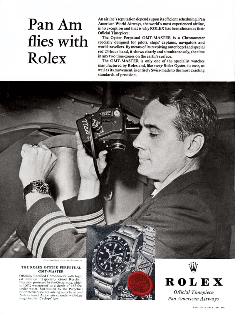Welcome to : 1963 Rolex GMT-Master Ad