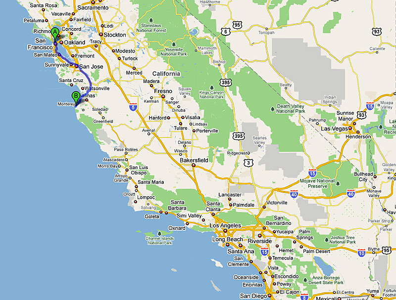 Carmel California Map