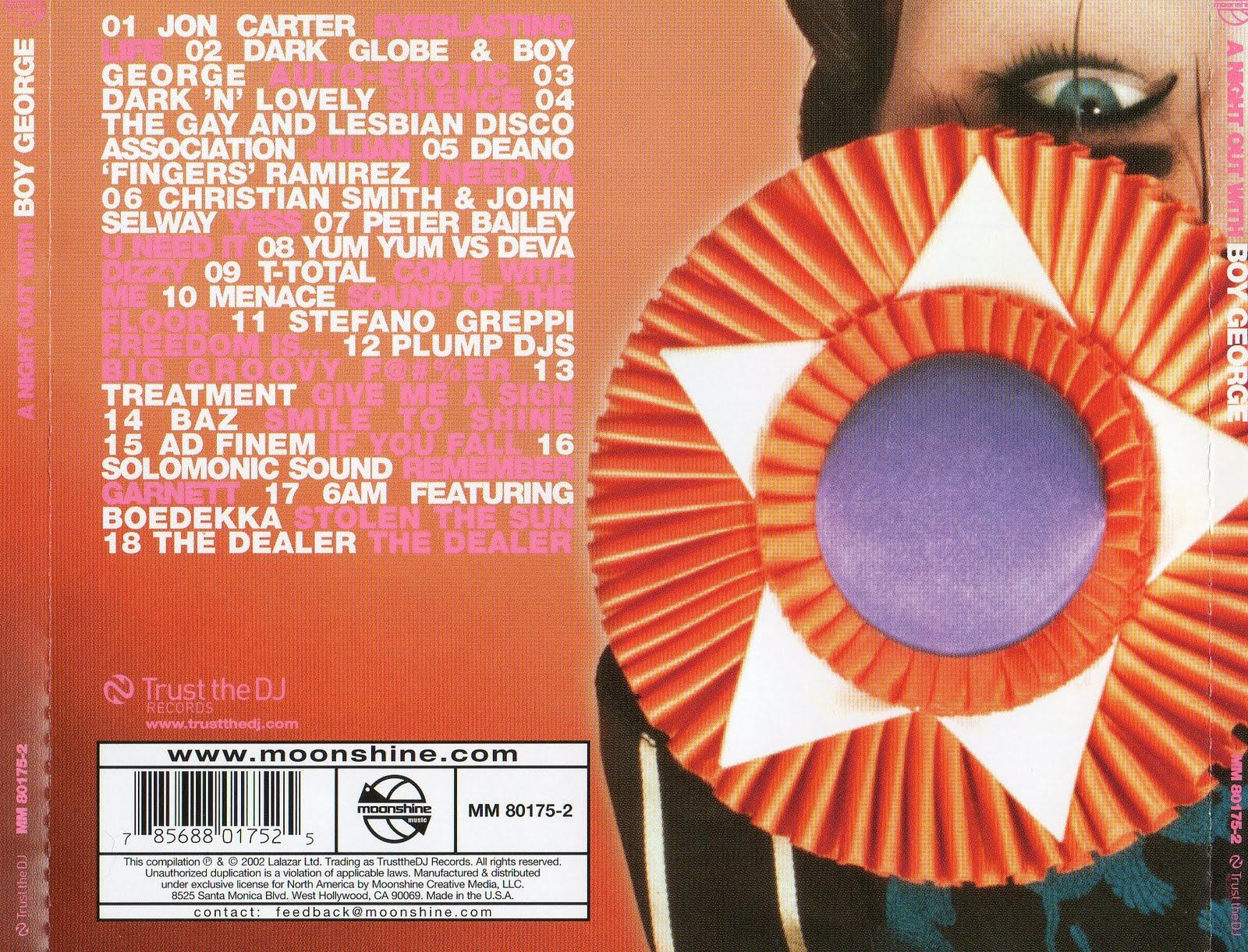 MA A NIGHT OUT WITH BOY A DJ MIX france cd 2002