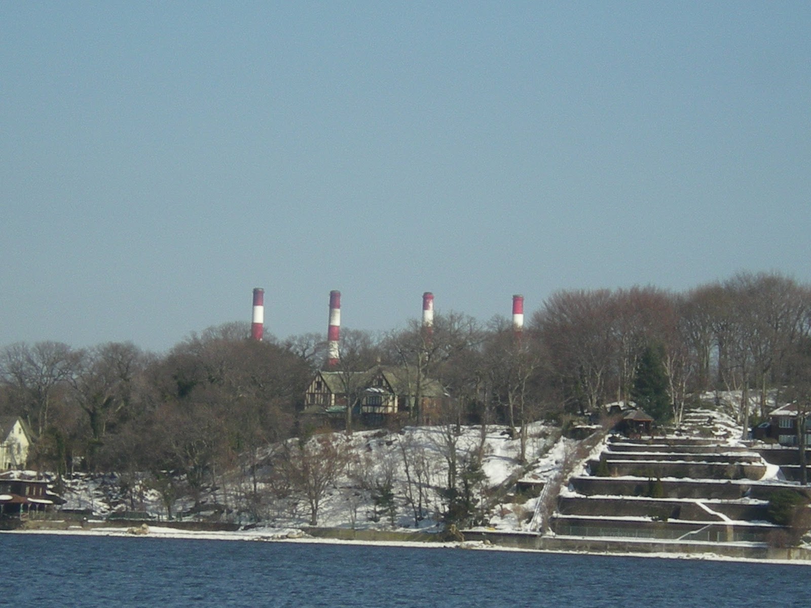 Jarvis House Fleets Cove Beach with the Winter's Snow