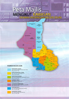 EDWARD LEE - BUKIT GASING: Map of PJ constituencies
