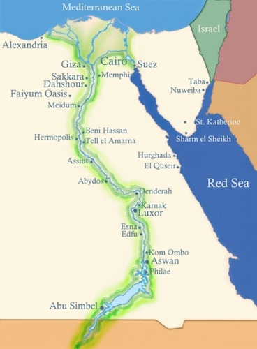Egypt Map 01 