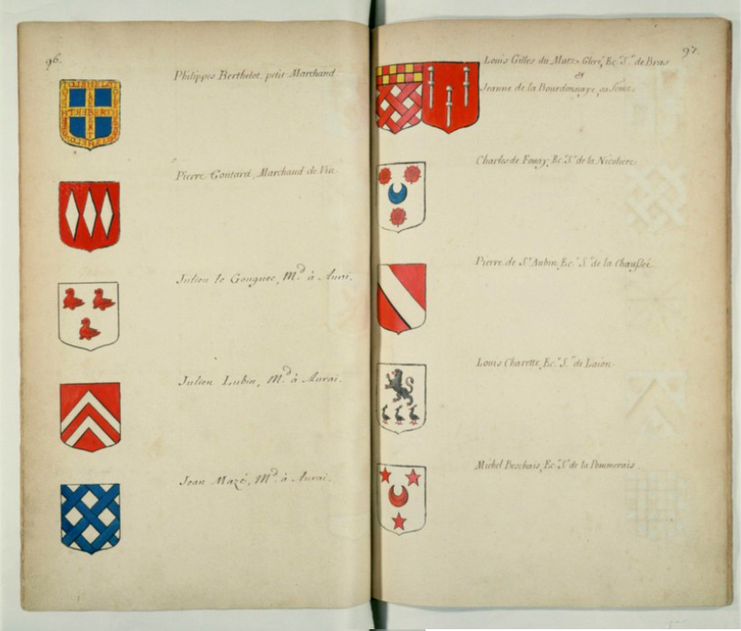 Blasons et armoiries [Armoriaux] Armorial Général de France, dit d