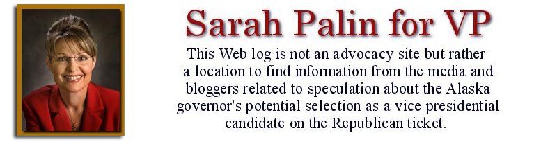 Sarah Palin | Republican Vice Presidental Candidate | McCain VP | Alaska Governor