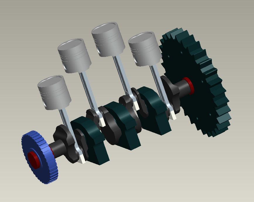 Muhammad waqas 4 stroke ENGINE designed in PRO E