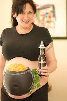 body art grávidas cerveja