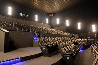 por dentro da sala cinema IMAX Curitiba