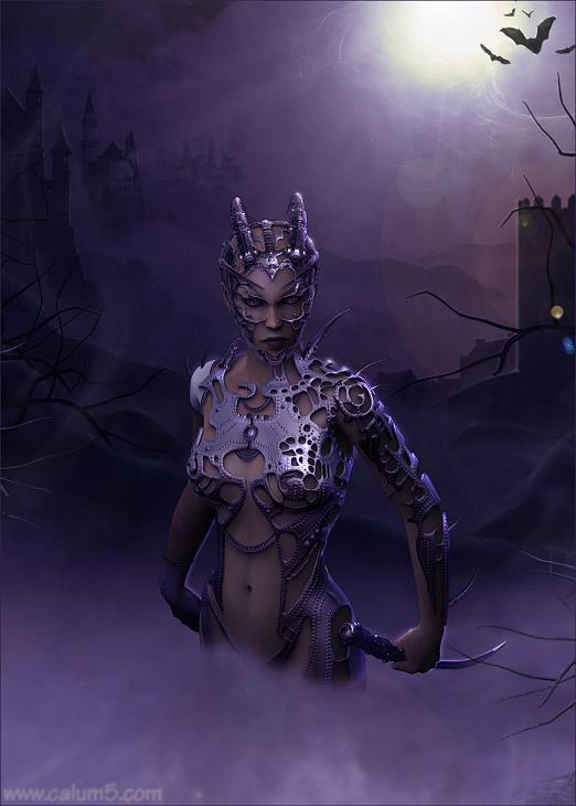 calum5 arte digital imagens horror fantasia