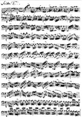 Partitura Original de J. S. Bach