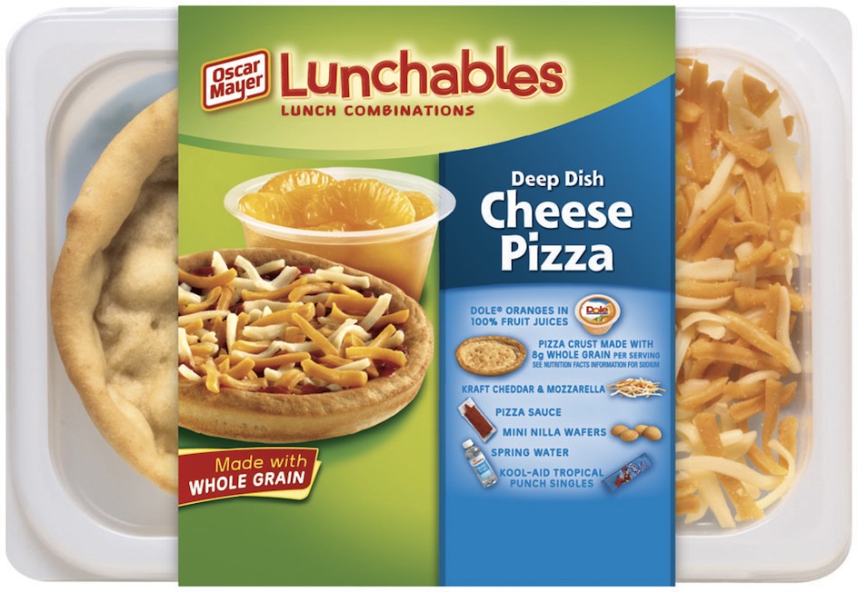 Lunchables now has bread made with whole grains!