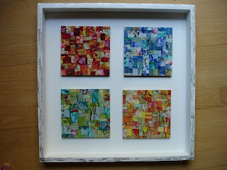 Regalos de Matrimonio: Cuadros y objetos hechos con la técnica del collage